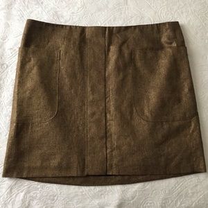 Gap Coppery Mini Skirt